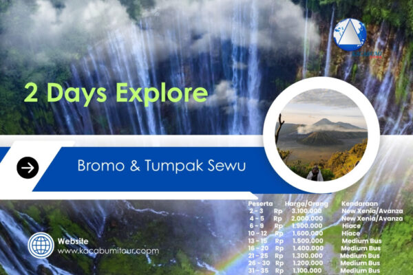 Bromo pricelist