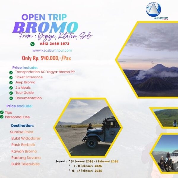 Open Trip Bromo 1 D